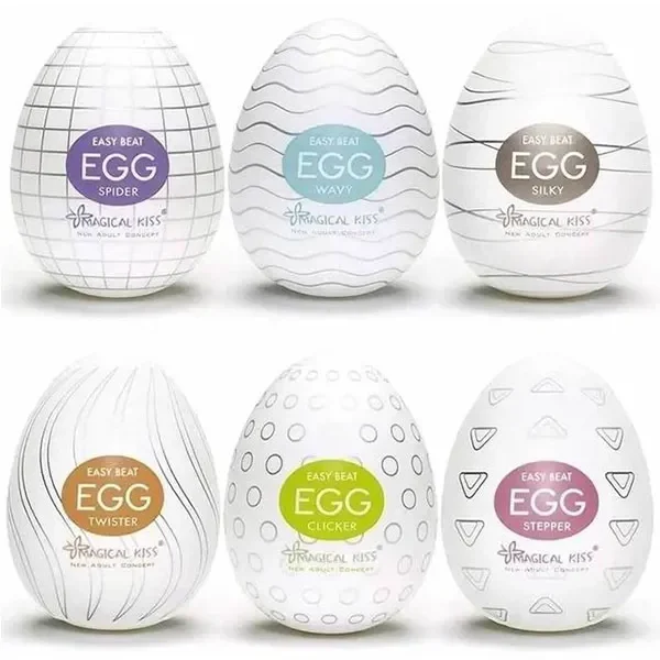 Magical Kiss Egg Erkeklere Özel Esnek Yumurta 6'lı