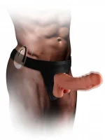 Mars Belden Bağlamalı Titreşimli 18.5cm Protez Penis