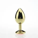 Mücevher Taşlı Gold Anal Tıkaç (Plug)