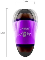 MX Happy Cup Vajinal Anal Çift Taraflı Mastürbatör - Görsel 3