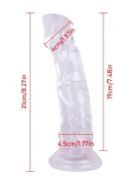 Noctis 21cm Beyaz Dildo No:77 - Görsel 5
