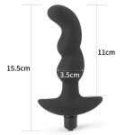 Prostat ve Testis Uyarıcılı Titreşimli Anal Vibratör Anal Plug - Görsel 5