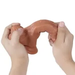 Su Fışkırtmalı Vantuzlu Ten Dokulu 18 cm Penis - Görsel 3