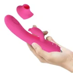 USB Şarjlı 3 Emme ve 12 Titreşim Fonksiyonlu 19,8 cm Teknolojik Vibratör- Regina - Görsel 3