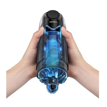 usb-sarjli-isitmali-ileri-6648_2 USB Şarjlı Isıtmalı İleri Geri Hareketli Titreşimli Emme Vakum Ayarlı Sesli Masturbatör - Leten X Pro - Görsel 2