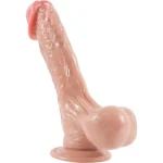 Yeni Nesil Çift Katmanlı 23 cm Realistik Dildo Penis - Görsel 3
