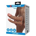 4 cm Uzatmalı Çiftli İçi Boş 17,5 cm Çatal Dildo Penis Kılıfı - Yairon