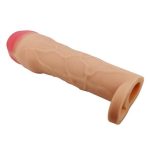 5 cm Dolgulu Premium Ten Rengi Silikon Penis Kılıfı - Hani - Görsel 5