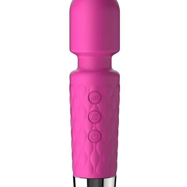 As Erotik Mini Wand Massager Şarjlı Vibratör - Pembe