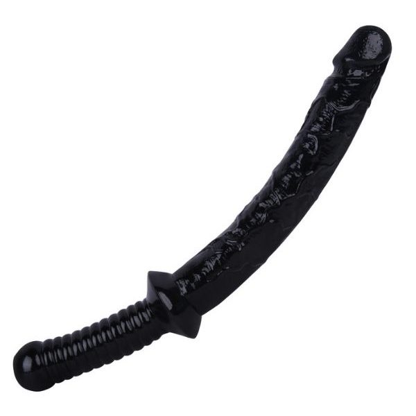 As Erotik Siyah Renk 38 cm Jop Dildo Model No:1070