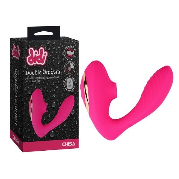 Chisa Didi Double Orgasm Hava Basınçlı Vibratör Pembe