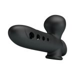Hava Yastıklı Premium Zenci Rengi Silikon Penis Kılıfı - Crane - Görsel 4