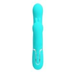 Manyetik Şarjlı Oynar Gövdeli Klitoral & Anal Uyarıcılı Teknolojik Vibratör Penis - Görsel 10