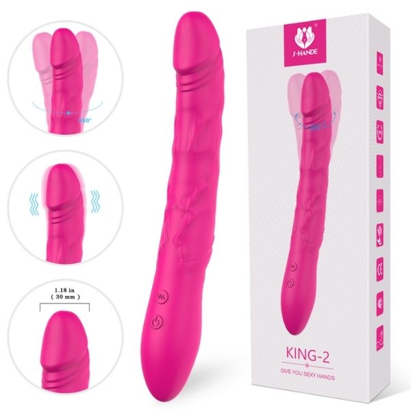 S-Hande King 2 Modern Vibratör Pembe