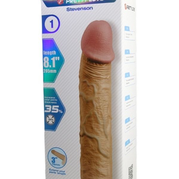 Censan Stevenson Gerçek Hissiyatlı Uzatıcı Penis Kılıfı