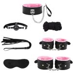 Censan 7 Parçalı Fetiş Set Pembe