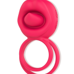 Censan Çift Halkalı Şarjlı Titreşimli Penis Halkası – Esnek Silikon, Geciktirici ve Klitoris Uyarıcılı