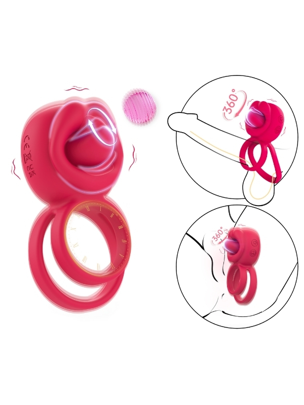 censan-cift-halkali-sarjli-7697_3 Censan Çift Halkalı Şarjlı Titreşimli Penis Halkası – Esnek Silikon, Geciktirici ve Klitoris Uyarıcılı - Görsel 3