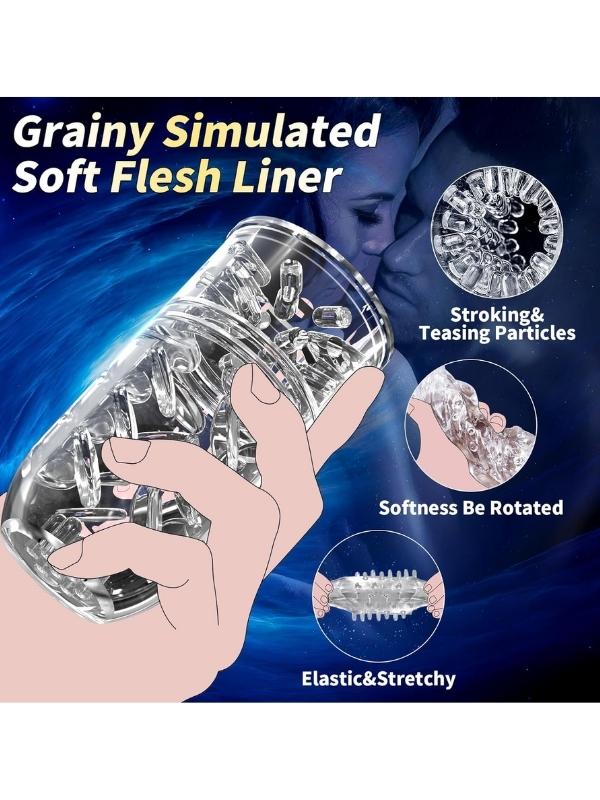 censan-kablosuz-elleri-serbest-7763_4 Censan Kablosuz Elleri Serbest Bırakan Erkek Mastürbatörü – 10 Otomatik İleri Geri ve Dönen Mod, Ayarlanabilir Vantuz Taban, 3D Dokulu İç Kılıf - Görsel 4