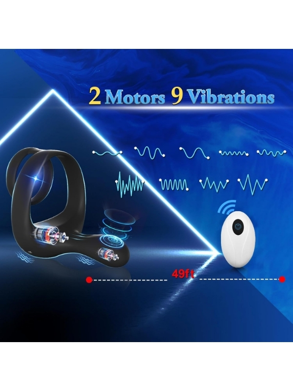 censan-kumandali-9-modlu-titr-7689_5 Censan Kumandalı 9 Modlu Titreşimli Penis Halkası - Görsel 5