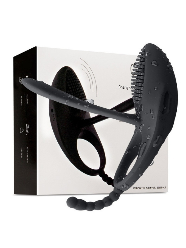 censan-love-glow-love-desire-3-7687_1 Censan Love Glow Love Desire 3’ü 1 Arada Klitoris, Anal ve Vajinal Uyarıcı – Titreşimli Testis ve Penis Halkası - Görsel 1