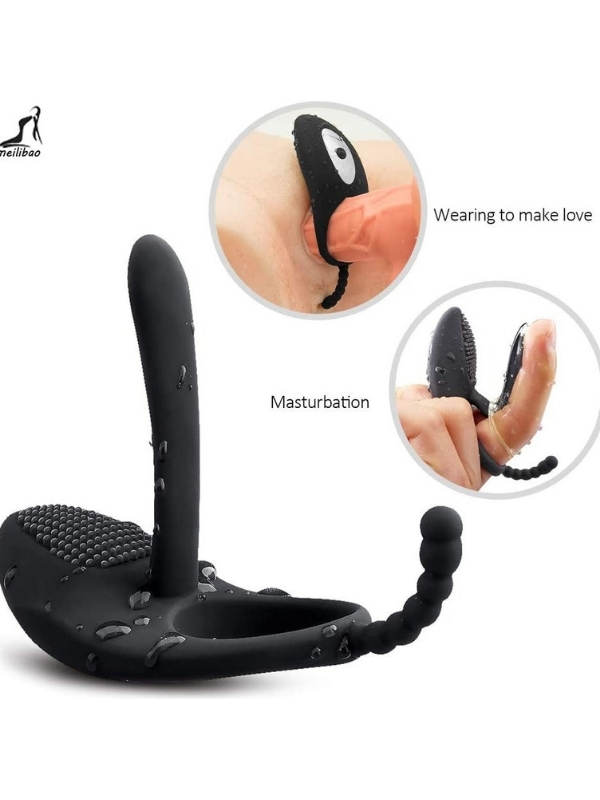 censan-love-glow-love-desire-3-7687_4 Censan Love Glow Love Desire 3’ü 1 Arada Klitoris, Anal ve Vajinal Uyarıcı – Titreşimli Testis ve Penis Halkası - Görsel 4