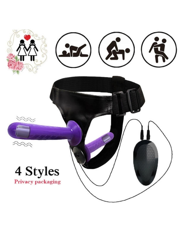 censan-mor-double-dong-titres-7741_5 Censan Mor Double Dong Titreşimli Belden Bağlamalı Çift Taraflı Bisex Dildo Vibratör - Görsel 5