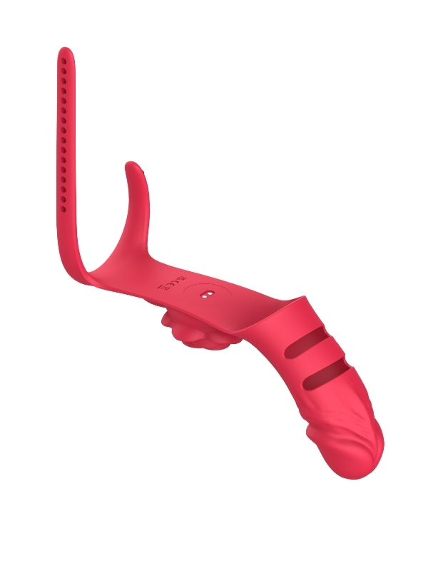 censan-parmak-takilabilir-fiz-7691_5 Censan Parmak takılabilir fiziksel dildo + Gül Titreşimli 2'si 1 arada yeni tasarım parmak vibratörü - Görsel 5