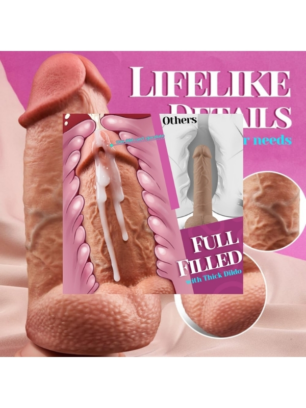 censan-superlove-realistik-dua-7727_4 Censan SuperLove Realistik Dual Density Dildo – 21 cm Güçlü Emme Tabanlı Vücut Dostu Silikon - Görsel 4