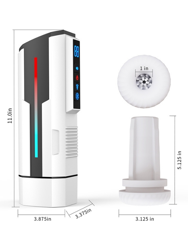censan-traveler-2-generation-7761_2 Censan Traveler 2 Generation – Isıtmalı, İnleme Sesli, İleri Geri Hareketli, Emiş ve Titreşimli Otomatik Mastürbatör - Görsel 2