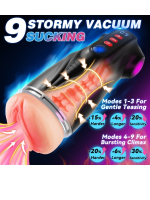 Censan Uoffile Erkek Mastürbatörü – 3 Değiştirilebilir Kılıf, 9 Emiş & 9 Titreşim Modu - Görsel 3