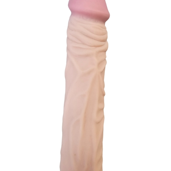 Gerçekçi Penis Kılıfı Et Dokusunda 19 cm