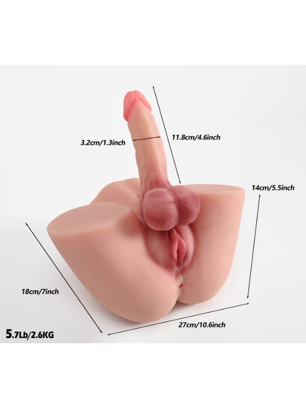 l-join-gercekci-2-6-kg-trans-7772_2 L-Join Gerçekçi 2.6 Kg Trans Kalça Vajina Mastürbatör Dildo - Görsel 2
