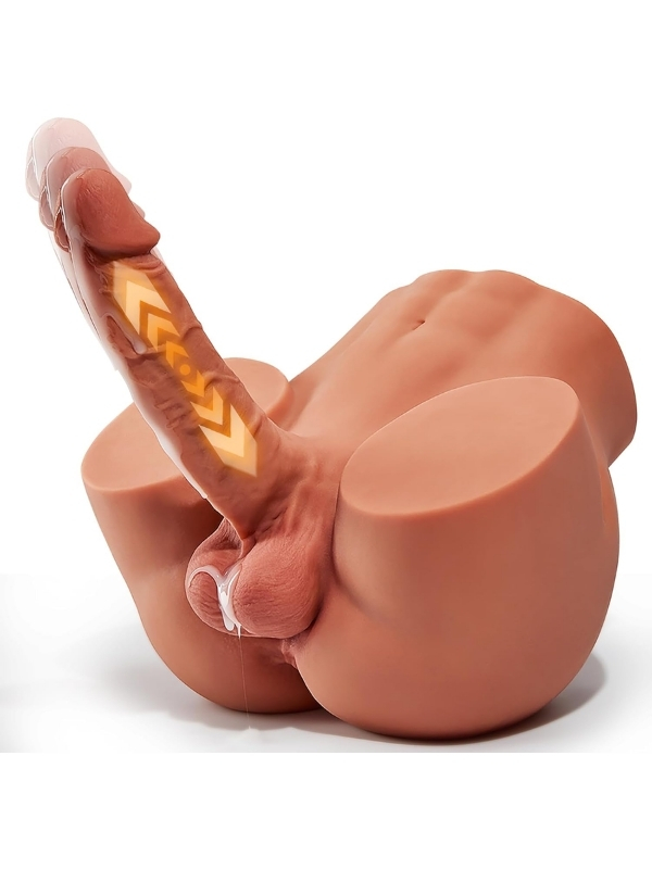 l-join-gercekci-ileri-geri-7790_1 L-Join Gerçekçi İleri Geri Haraketli Titreşimli 5 Kg Kalça Vajina Dildo Mastürbatör - Görsel 1