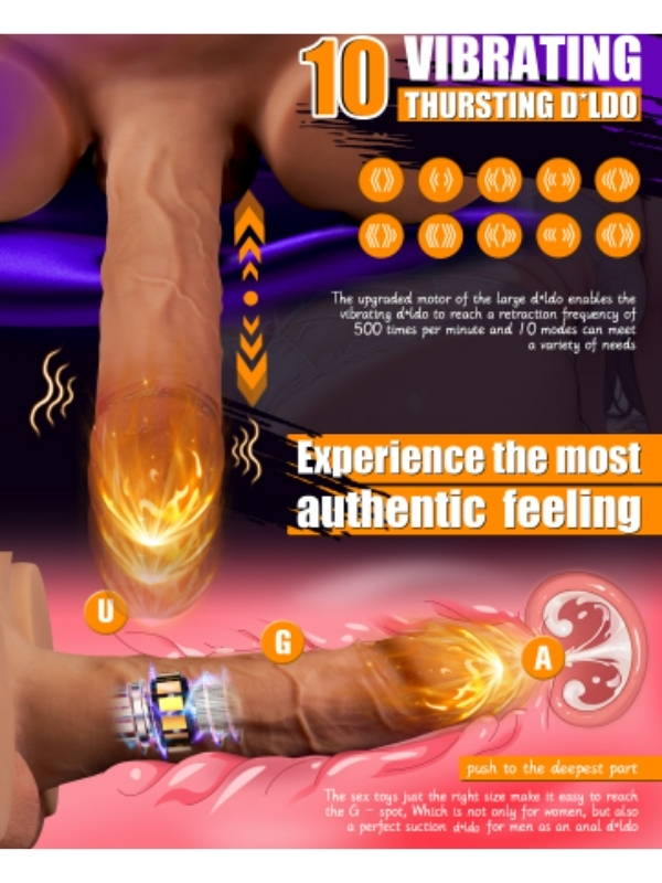 l-join-gercekci-ileri-geri-7790_4 L-Join Gerçekçi İleri Geri Haraketli Titreşimli 5 Kg Kalça Vajina Dildo Mastürbatör - Görsel 4