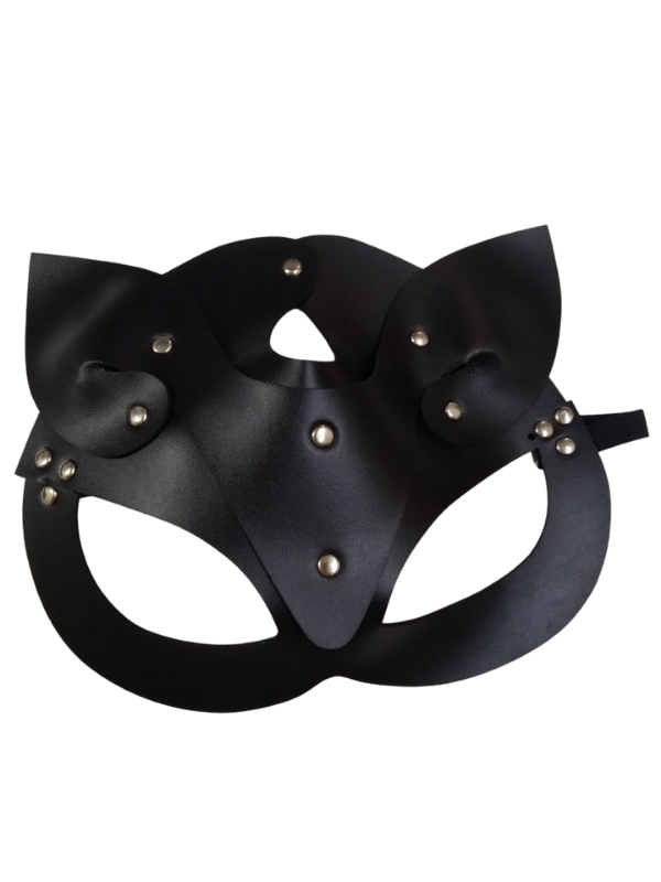 censan-deri-kedi-kiz-maskesi-7892_1 Censan Deri Kedi Kız Maskesi Siyah - Görsel 1