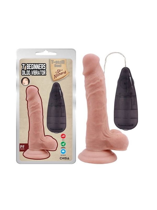 7-beginners-dildo-vibrator-flesh-519604-1 7’ Beginners Dildo Vibrator Flesh - Görsel 1