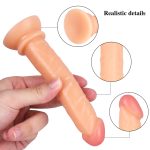 Censan 15CM Testissiz Gerçekçi Anal Dildo - Görsel 4