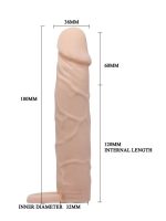 Censan 18cm Real Soft Skin Penis Kılıfı - Görsel 5
