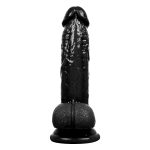 Censan 19CM Gerçekçi Siyah Dildo Yapay Penis - Görsel 2