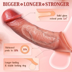 Censan 22 cm Ten Rengi Penis Kılıfı – Gerçekçi Dokulu Uzatıcı