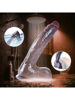 Censan 26 cm Black Giant XXL Gerçekçi Silikon Dildo – Güçlü Vakum Tabanlı, Kalın ve Esnek Tasarım - Görsel 4