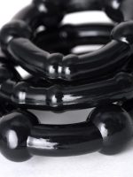 Censan 3 halkalı penis pompası TPE transparan 23,5 cm - Görsel 4