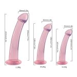 Censan 3'lü Yumuşak Dokuda Anal Jel Dildo Set - Görsel 5