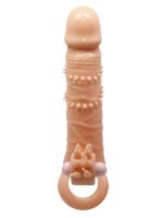 Censan 4 cm Dolgu Uzatmalı Titreşimli Penis Kılıfı - Görsel 2