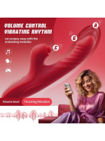 Censan 4in1 – Kırmızı Zarafet, Dört Fonksiyon Bir Arada Telefon Aplikasyonlu Modern Vibratör - Görsel 5