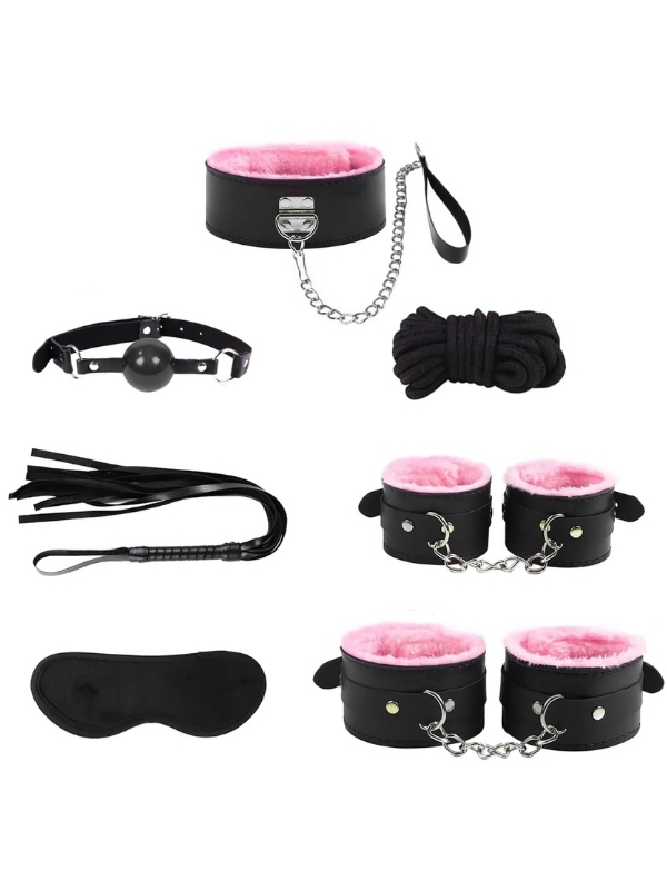 censan-7-parcali-fetis-set-pembe-1216645-1 Censan 7 Parçalı Fetiş Set Pembe - Görsel 1