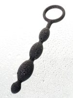 CENSAN Anal Boncuk S Silikon Siyah 19,5cm - Görsel 4