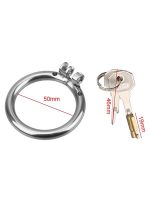 Censan BDSM Paslanmaz Çelik Penis Kafesi ModelNo1 - Görsel 4