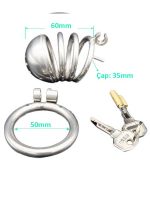 Censan BDSM Paslanmaz Çelik Penis Kafesi ModelNo6 - Görsel 3